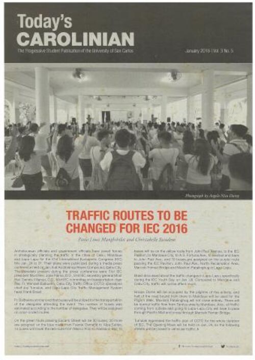Traffic Routes to be Changed for IEC 2016