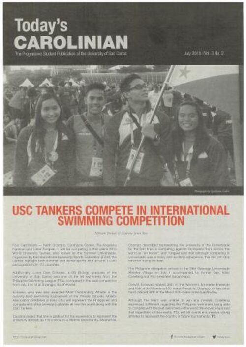 USC Tankers Compete in International Swimming Competition