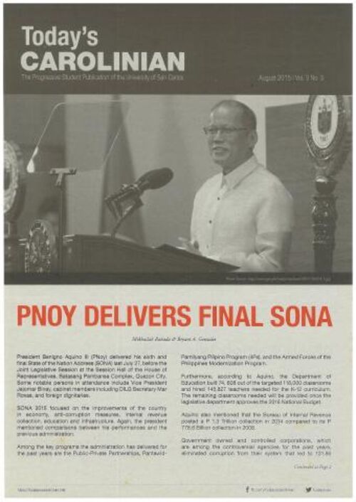 PNoy Delivers Final SONA