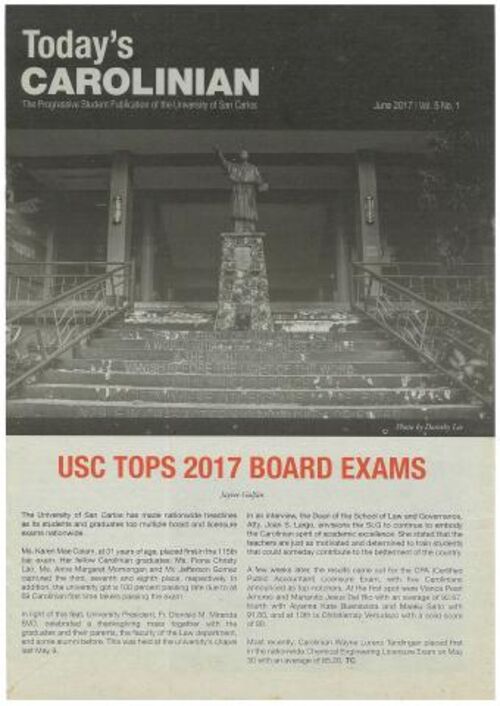 USC Tops 2017 Board Exams